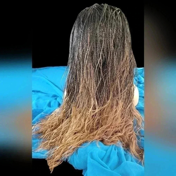 Braided wigs, 100% handmade, long braids  gorgeous, ALINA, NWT - Picture 8 of 16